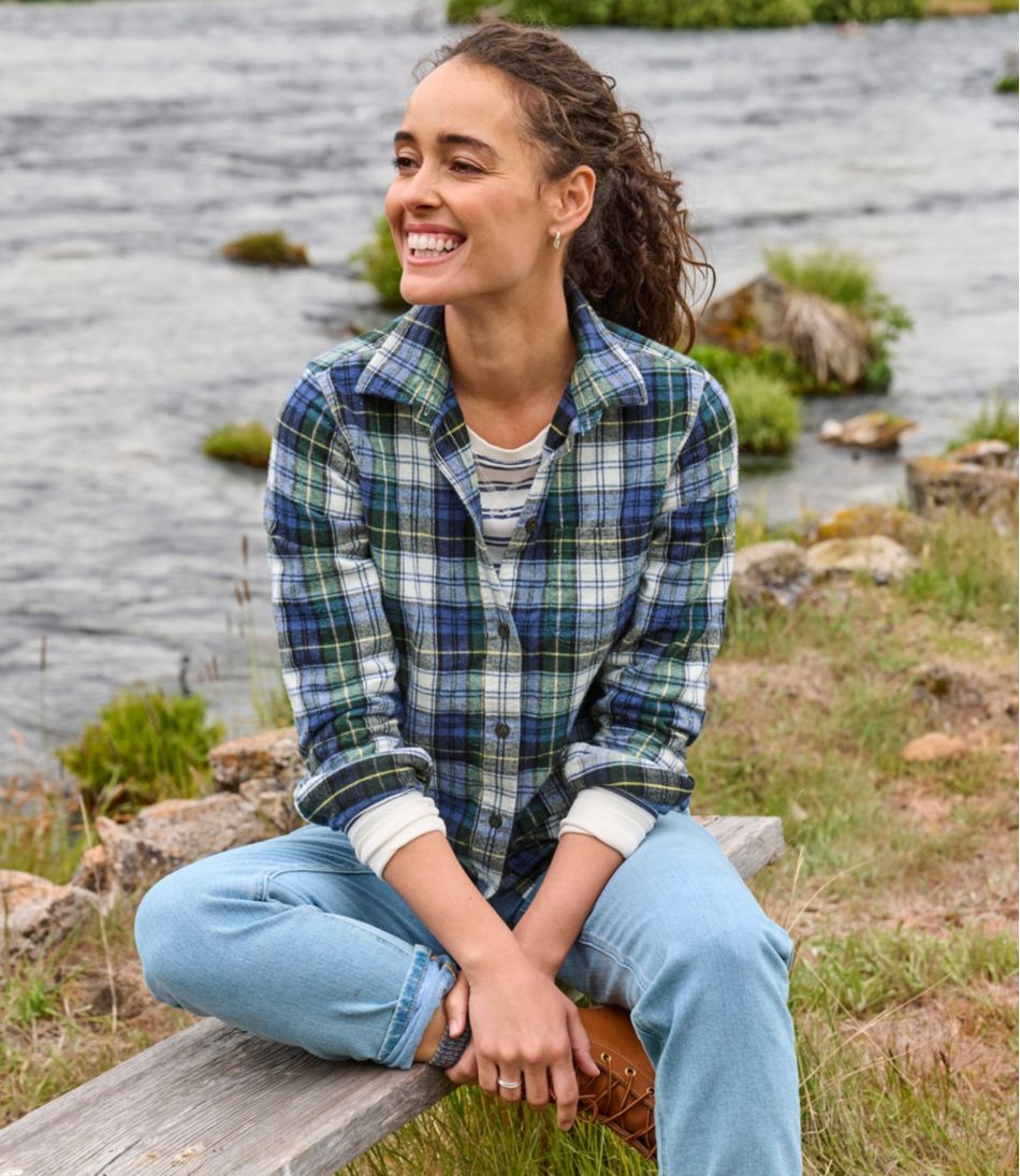 Women's Scotch Plaid Flannel Shirt, Relaxed | L.L.Bean
