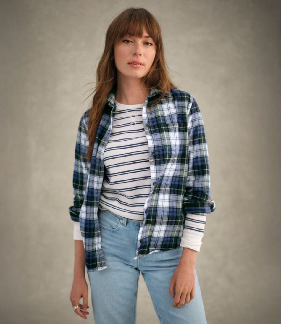 Women's Scotch Plaid Flannel Shirt, Relaxed | L.L.Bean
