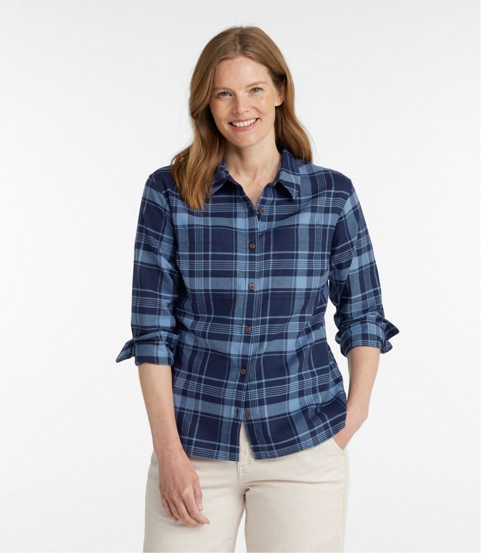 Women's Whisperweight Flannel Shirt, Button-Down | L.L.Bean
