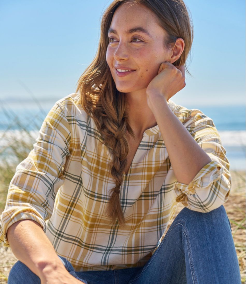 Women's Whisperweight Flannel Popover Shirt | L.L.Bean