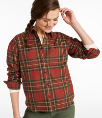 Women's Scotch Plaid Flannel Shirt, Boyfriend | L.L.Bean