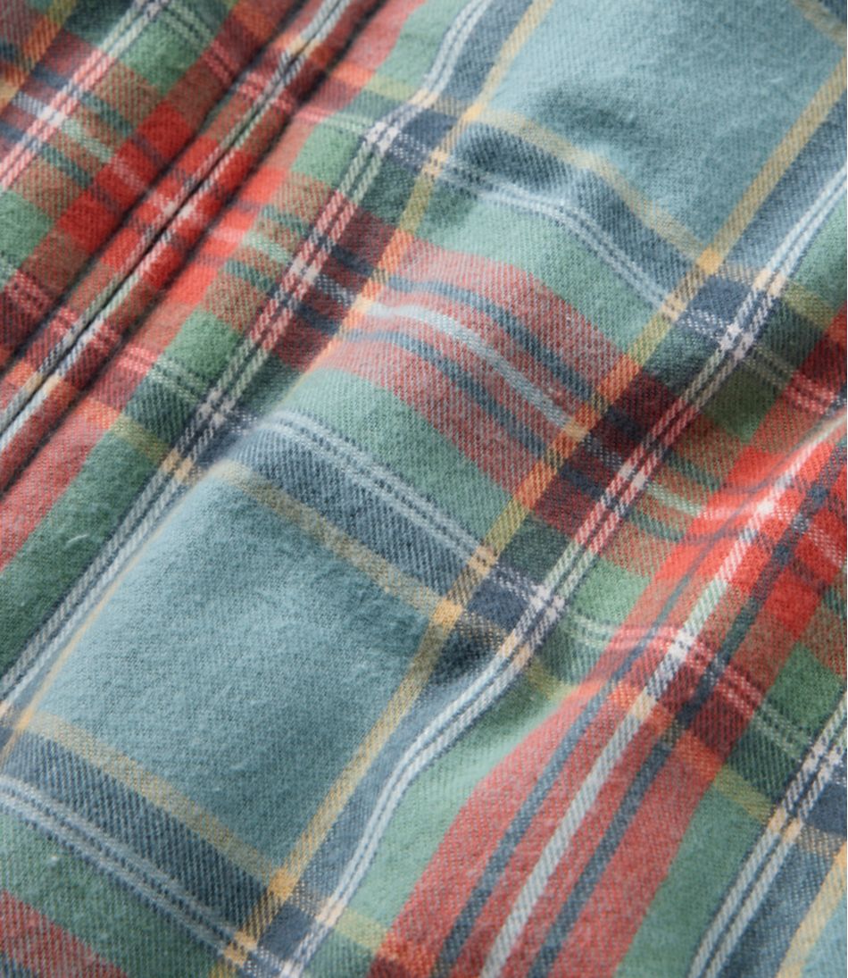 Women's Scotch Plaid Flannel Shirt, Relaxed Zip Hoodie | L.L.Bean