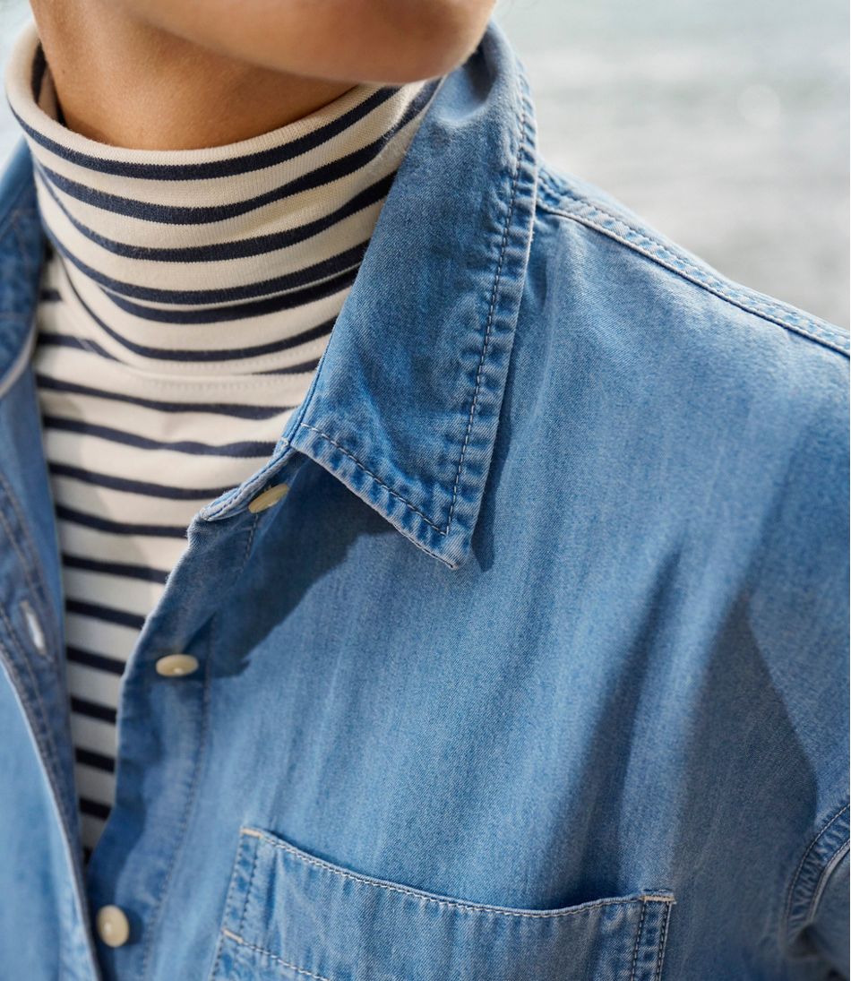 Women's Denim Boyfriend Shirt | L.L.Bean