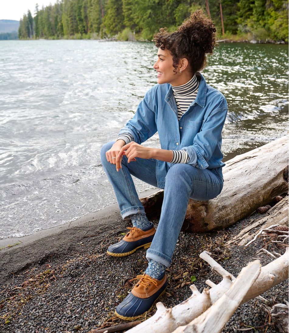 Women's Denim Boyfriend Shirt | L.L.Bean