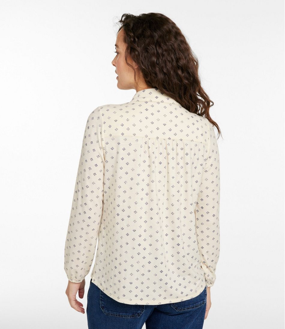 Women's Camden Hills Button Front Shirt, Print | L.L.Bean