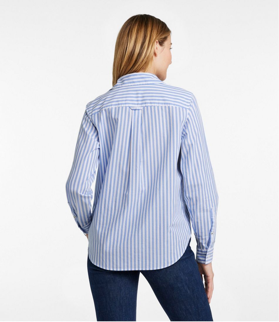 Women's Essential Cotton Poplin Shirt, Long-Sleeve | L.L.Bean