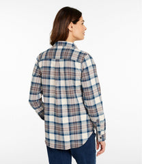 Women's Scotch Plaid Flannel Shirt, Quarter-Zip | L.L.Bean
