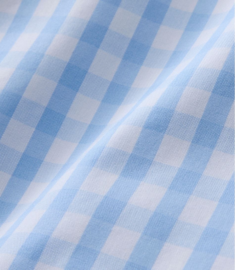 Women's Wrinkle-Free Pinpoint Oxford Shirt, Long-Sleeve Relaxed Fit Plaid | L.L.Bean