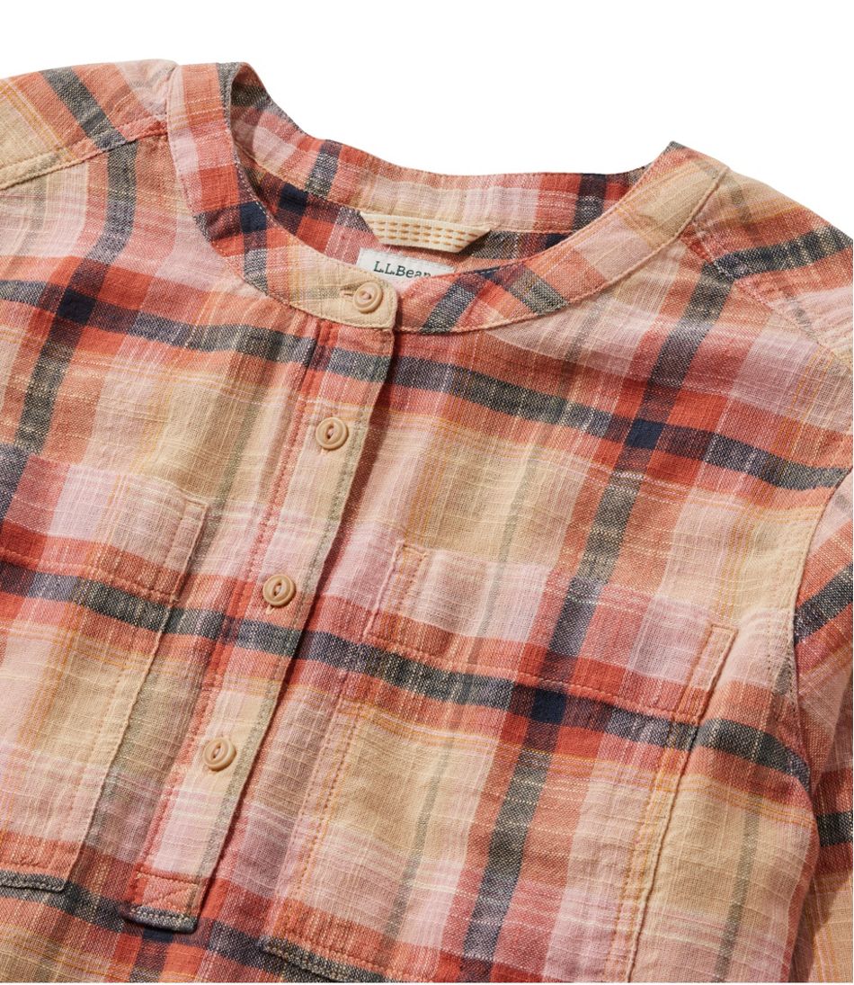 Women's Day Breeze Shirt, Long-Sleeve Collarless | L.L.Bean