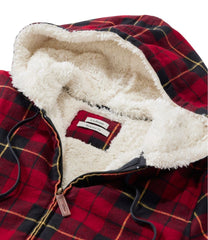 Women's Scotch Plaid Flannel Shirt, Sherpa-Lined Zip Hoodie | L.L.Bean