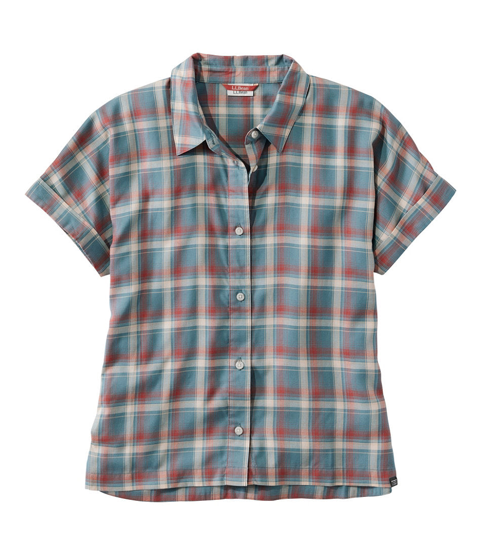 Storm Teal Plaid,X-Small