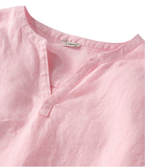 Women's Premium Washable Linen Shirt, Splitneck | L.L.Bean