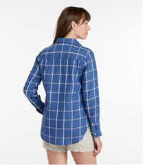 Women's Premium Washable Linen Shirt, Tunic Stripe | L.L.Bean