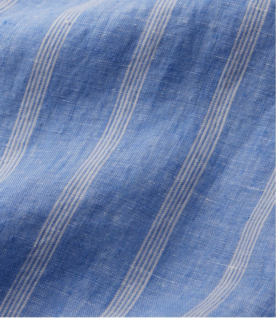 Women's Premium Washable Linen Shirt, Tunic Stripe | L.L.Bean