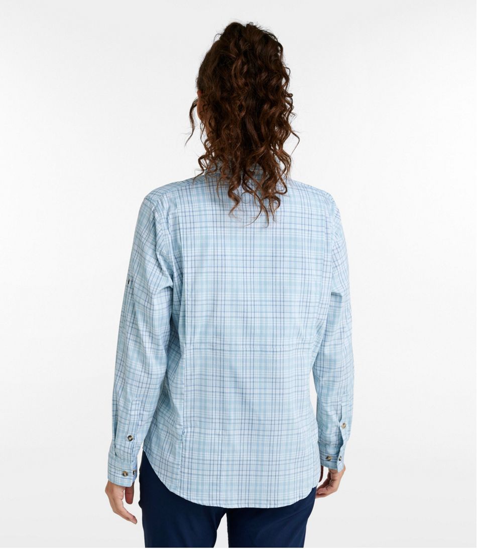 Women's Tropicwear Shirt, Plaid Long-Sleeve | L.L.Bean
