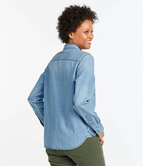 Women's L.L. Bean Heritage Washed Denim Shirt, Long-Sleeve | L.L.Bean