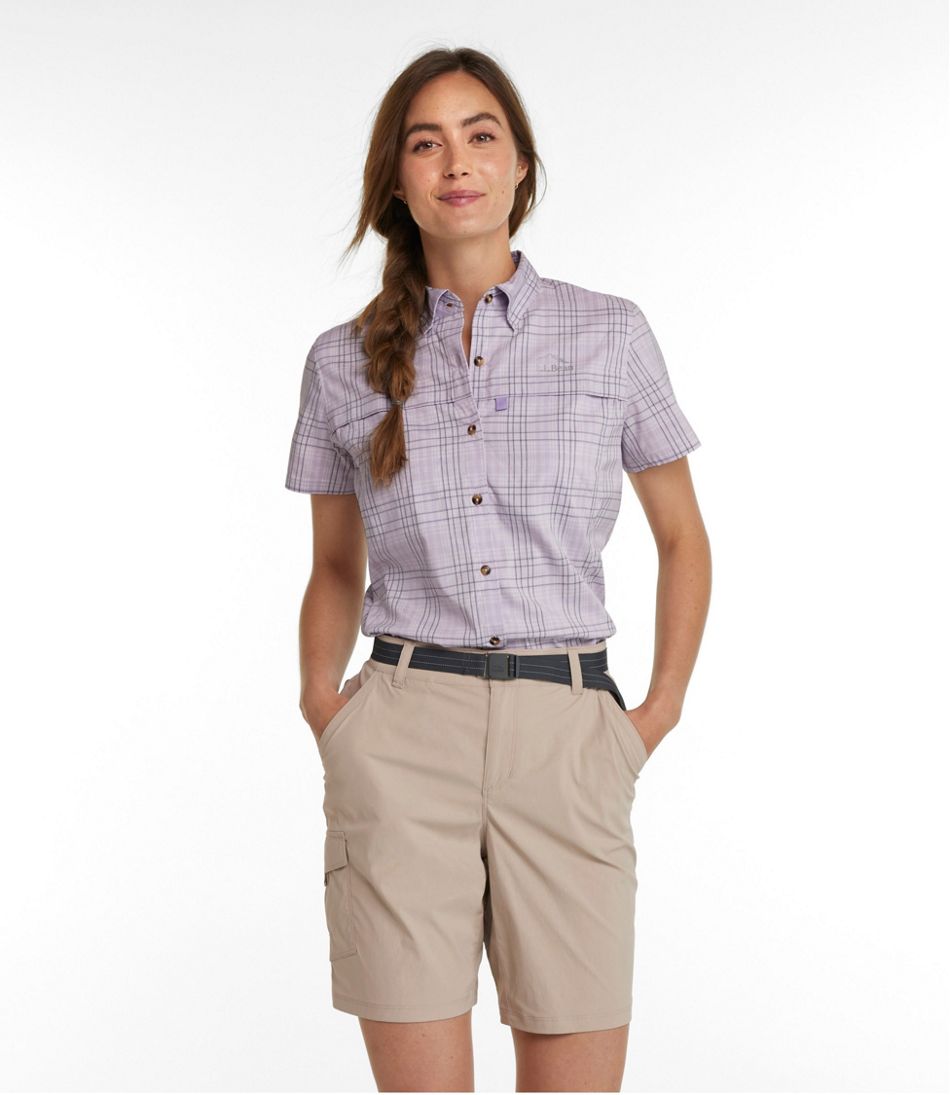 Women's Tropicwear Shirt, Plaid Short-Sleeve | L.L.Bean