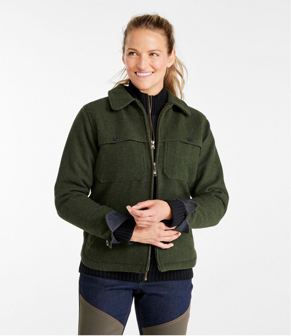 Women's Maine Guide Zip Front Jac-Shirt with Primaloft | L.L.Bean