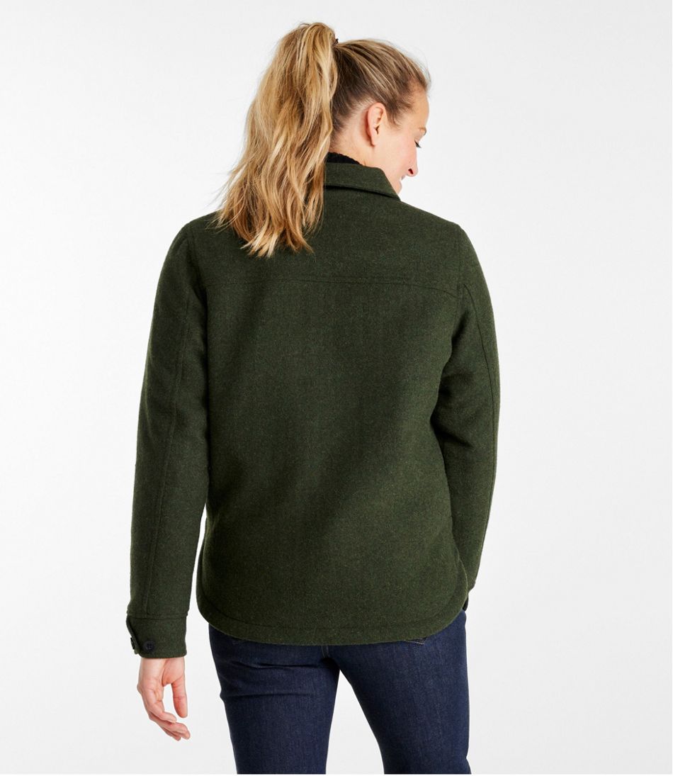 Women's Maine Guide Zip Front Jac-Shirt with Primaloft | L.L.Bean