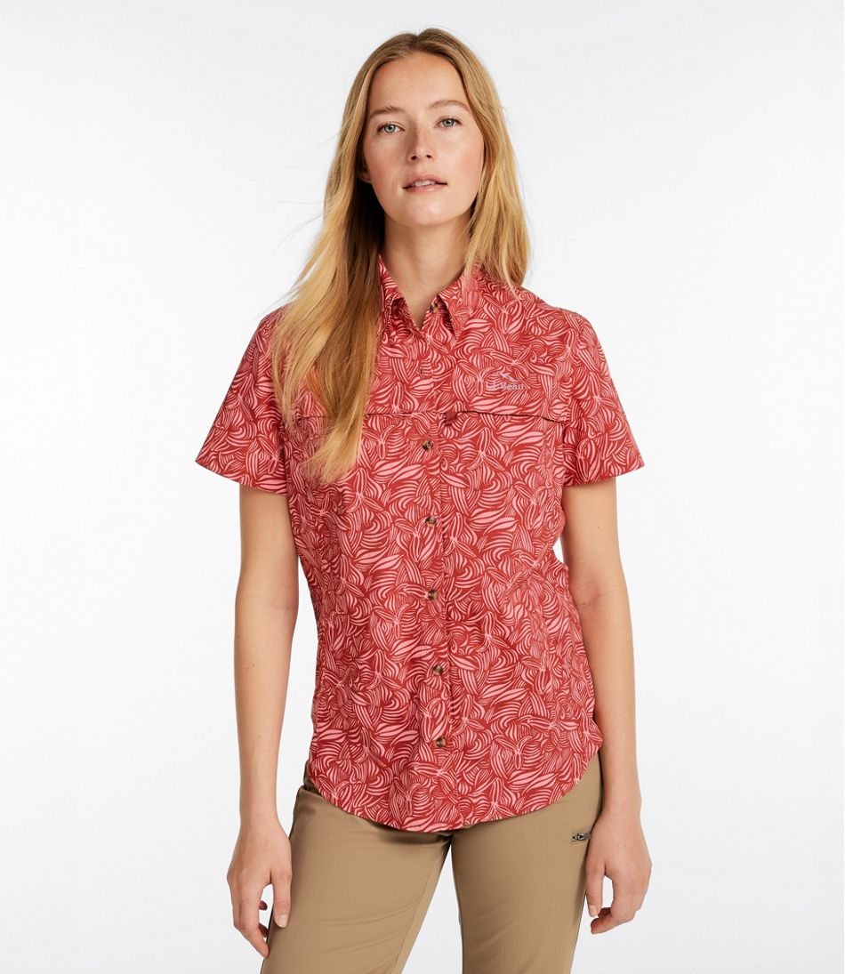 Women's Tropicwear Shirt, Short-Sleeve Print | L.L.Bean
