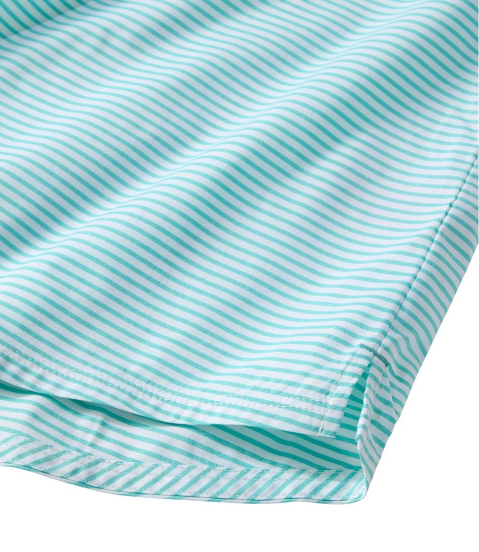 Women's Everyday SunSmart® Woven Shirt, Quarter-Zip Pullover Colorblock | L.L.Bean