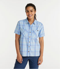 Women's Everyday SunSmart® Woven Shirt, Short-Sleeve Plaid | L.L.Bean