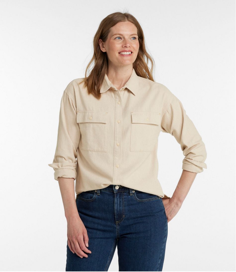 Women's Signature Camp Flannel Shirt, Heather | L.L.Bean