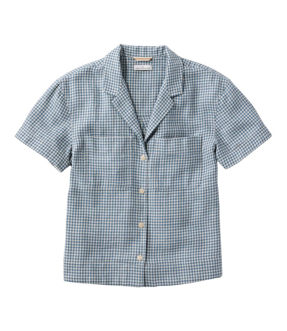 Women's Signature Hemp/Cotton Camp Shirt, Short-Sleeve | L.L.Bean