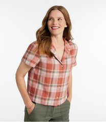 Women's Signature Hemp/Cotton Camp Shirt, Short-Sleeve | L.L.Bean