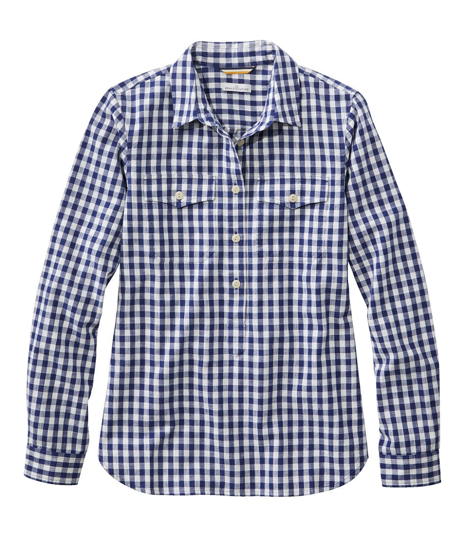 True Navy Plaid,X-Small