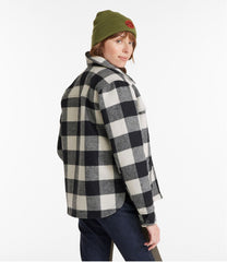 Women's Maine Guide Zip Front Jac-Shirt with Primaloft, Plaid | L.L.Bean