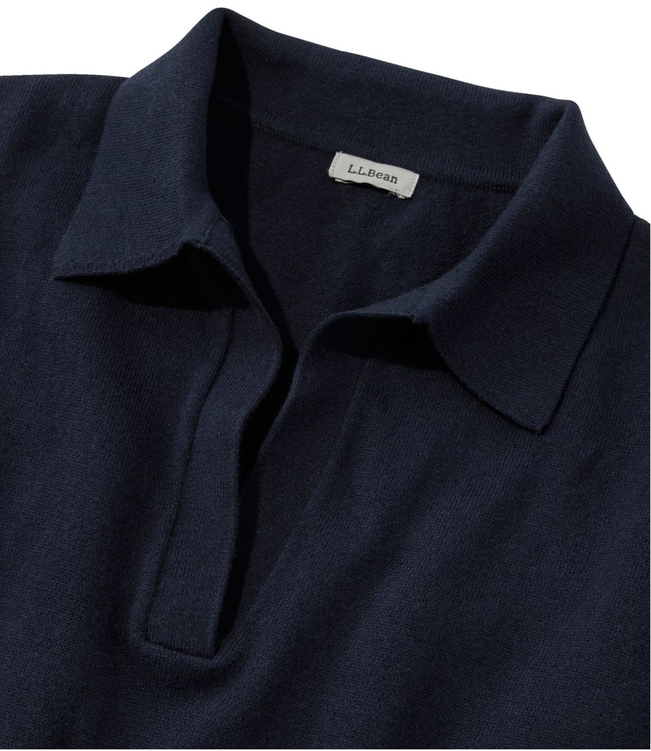 Women's Cotton/Cashmere Sweater, Polo | L.L.Bean