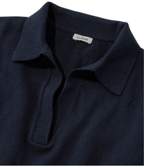 Women's Cotton/Cashmere Sweater, Polo | L.L.Bean