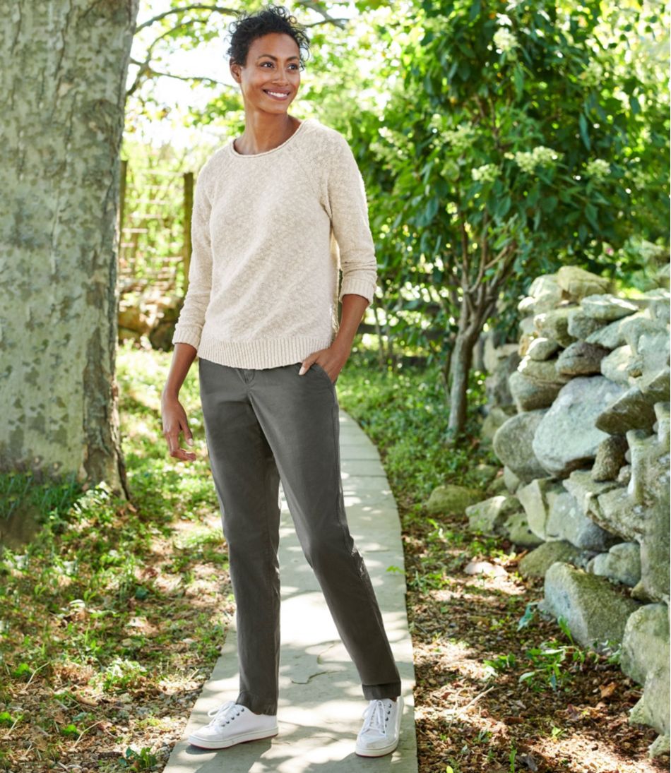 Women's Midweight Cotton Slub Rollneck Pullover | L.L.Bean