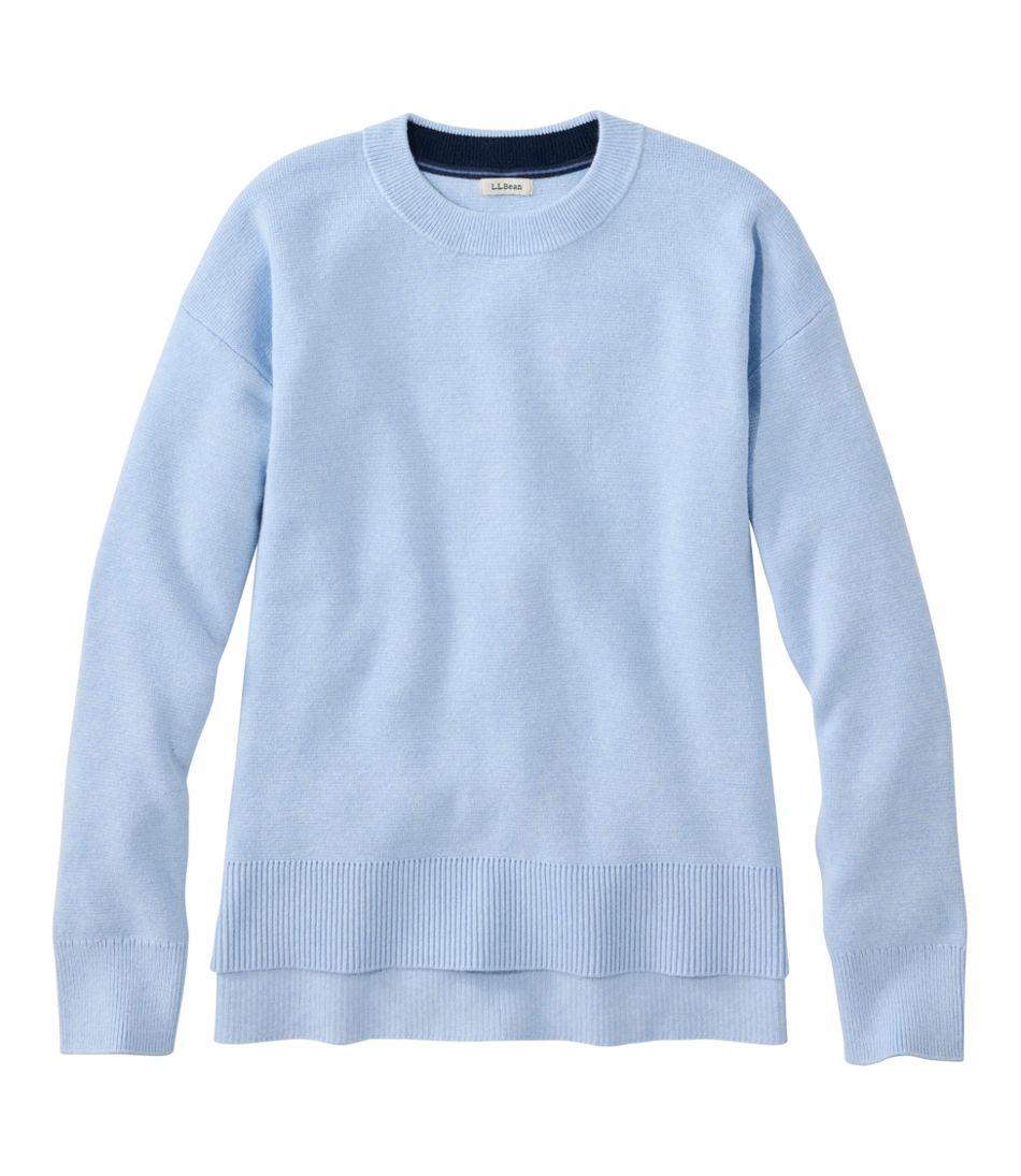 Women's Wicked Soft Cotton/Cashmere Crewneck Sweater | L.L.Bean