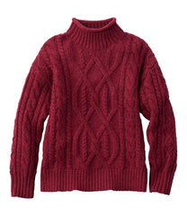 Women's 1912 Heritage Wool Blend Mockneck Sweater | L.L.Bean