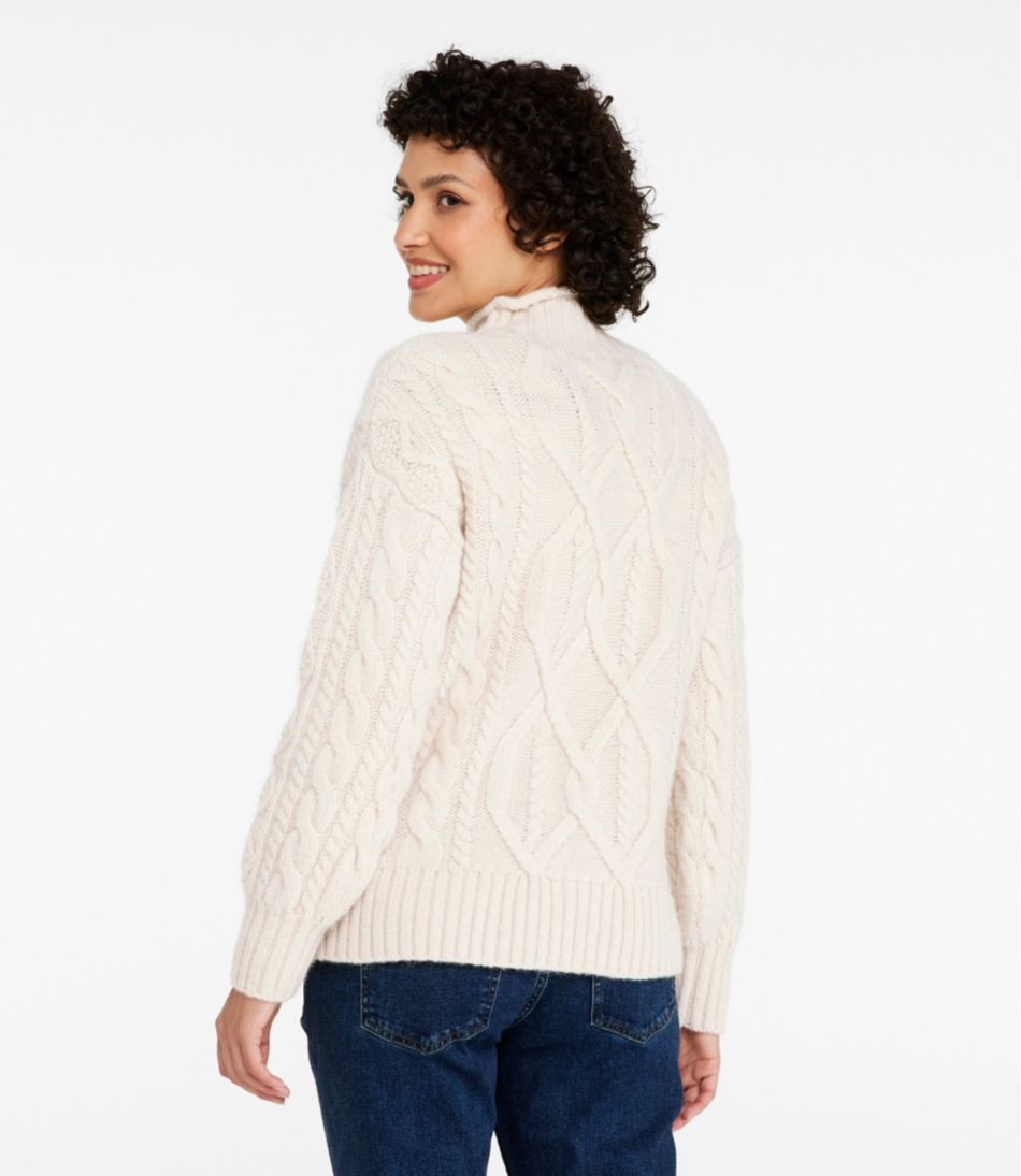 Women's 1912 Heritage Wool Blend Mockneck Sweater | L.L.Bean