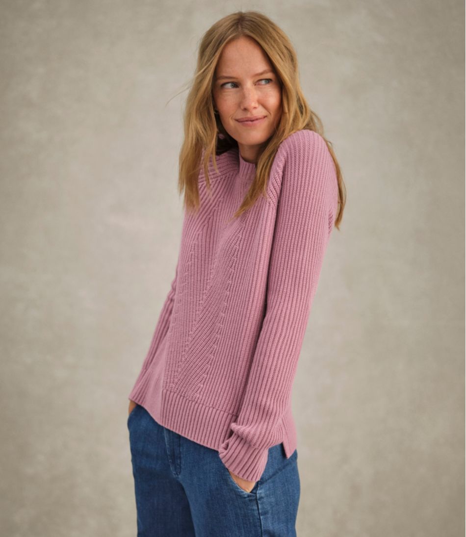 Women's Mariner Shaker Sweater, Crewneck | L.L.Bean