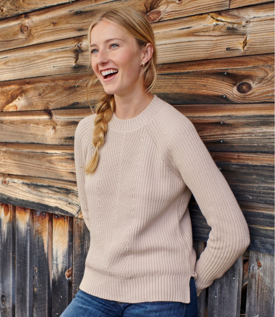 Women's Mariner Shaker Sweater, Crewneck | L.L.Bean