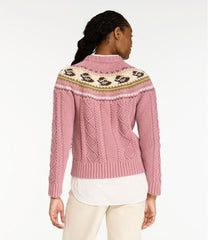 Women's Signature Cotton Fisherman Sweater, Crewneck Novelty | L.L.Bean