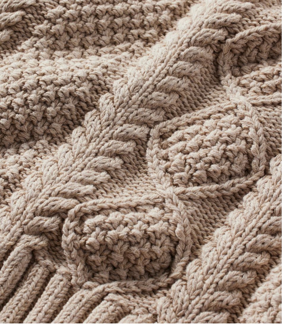 Women's Signature Cotton Fisherman Sweater, Crewneck Novelty | L.L.Bean