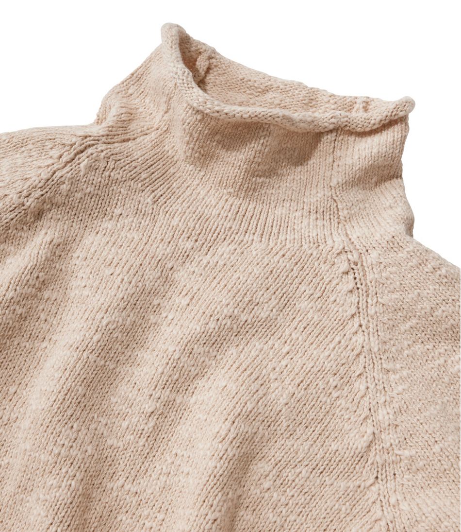 Women's Cotton Ragg Sweater, Funnelneck Pullover | L.L.Bean