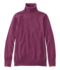 Women's Cotton/Cashmere Sweater, Turtleneck | L.L.Bean