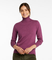 Women's Cotton/Cashmere Sweater, Turtleneck | L.L.Bean