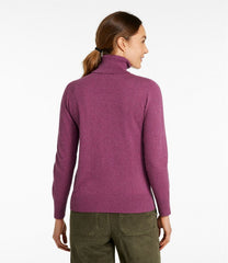 Women's Cotton/Cashmere Sweater, Turtleneck | L.L.Bean