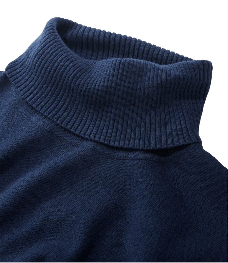 Women's Cotton/Cashmere Sweater, Turtleneck | L.L.Bean