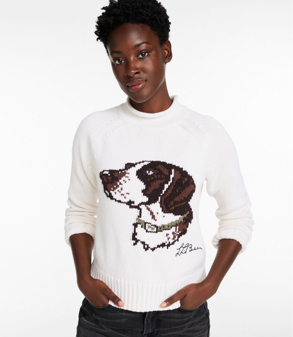 Women's Signature Original Cotton Sweater, Rollneck Novelty | L.L.Bean