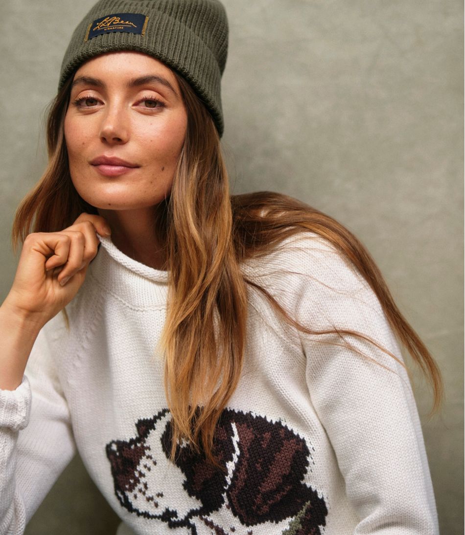 Women's Signature Original Cotton Sweater, Rollneck Novelty | L.L.Bean