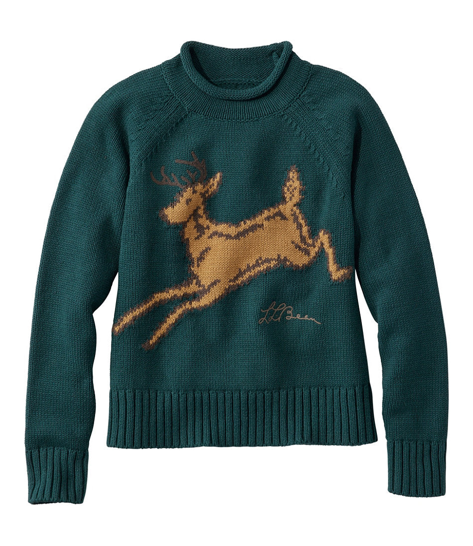 Deepest Green Deer,X-Small