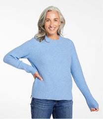Women's SuperSoft Waffle Sweater, Crewneck | L.L.Bean